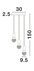Závěsné svítidlo BANI Luces Exclusivas LE42715 small 5