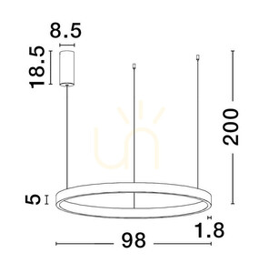 Závěsné svítidlo BARI od Luces Exclusivas LE43248 small 2