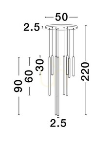 Závěsné svítidlo TORREON od Luces Exclusivas LE43489 small 2