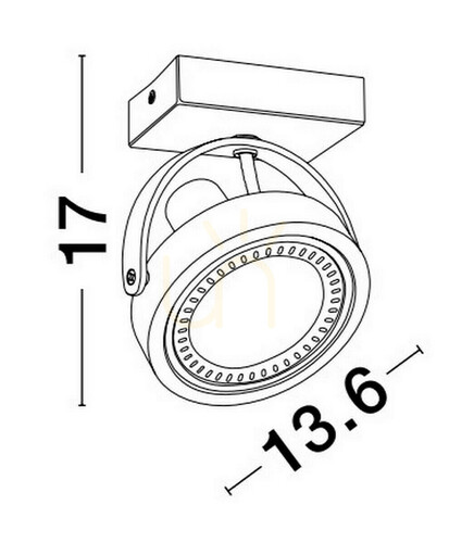Kontrola Moderní lampa ACASICO Luces Exclusivas LE61629
