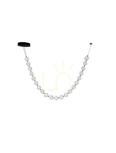 Závěsné svítidlo Luces Exclusivas CHEPEN LE44424, girlanda 280 cm, LED 91 W 3000 K, 6659 lm, akryl a černý kov small 0