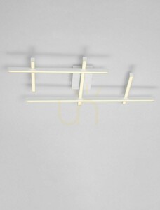 Bílé stropní svítidlo LED TUMBES Luces Exclusivas LE44476, 80 × 62 cm, 3000 K small 1