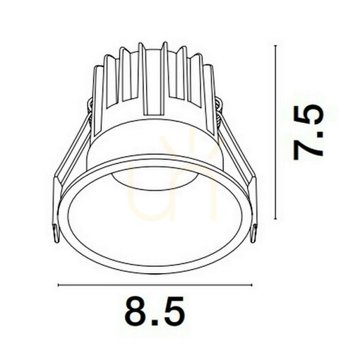 Kontrola ARAMIEL Luces Exclusivas stropní síťka LE65102