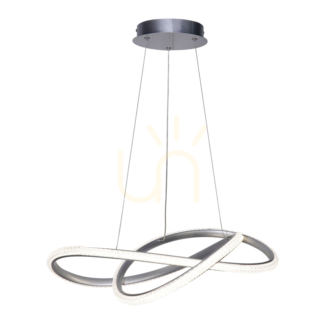 Kontrola Závěsné LED svítidlo Italux Almera stříbrné PND-64728-SILV Závěsné LED svítidlo Italux Almera stříbrné PND-64728-SILV