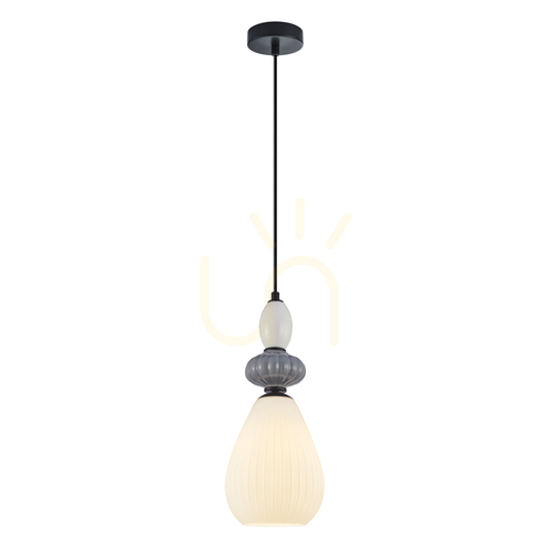 Kontrola Závěsné svítidlo Italux Altra černá/bílá E27 PND-36787-1B-BK-WH