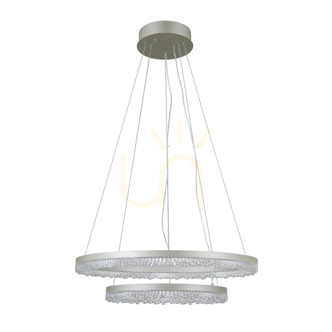 Kontrola Závěsné LED svítidlo Italux Barlo stříbrné 60 cm 36 W PND-34526-2L-SILV Závěsné LED svítidlo Italux Barlo stříbrné 60 cm 36 W PND-34526-2L-SILV