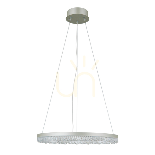 Kontrola Závěsné LED svítidlo Italux Barlo, stříbrné, 50 cm, 22 W, PND-34526-M-SILV