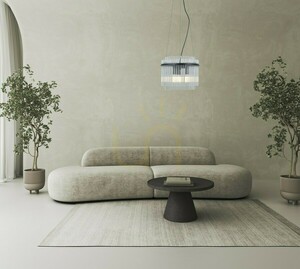 Závěsná lampa Italux Bonte černá s čirým sklem 3xE14 PND-40929-3A-BK small 1