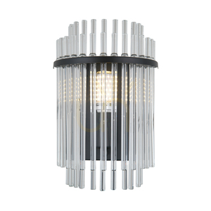 Nástěnné svítidlo Italux Bonte E14, matná černá a čiré sklo WL-40929-1A-BK small 1