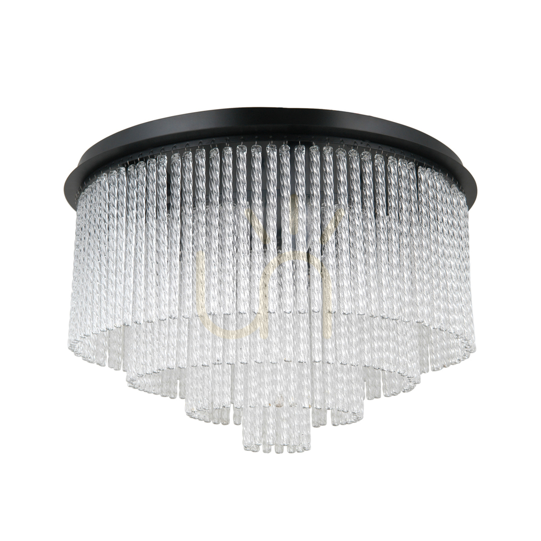 Kontrola Plafon Italux Naute černý sklo 9x E14 50 cm PLF-40931-9A-BK Plafon Italux Naute černý sklo 9x E14 50 cm PLF-40931-9A-BK