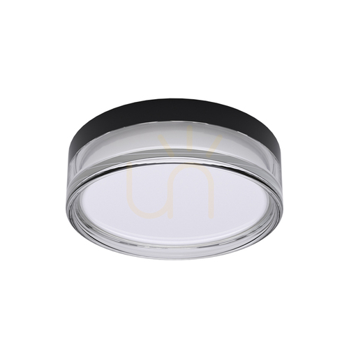 Kontrola Plafon Italux Rilta LED černý 24W 30 cm IP65 PLF-73527-M-BK
