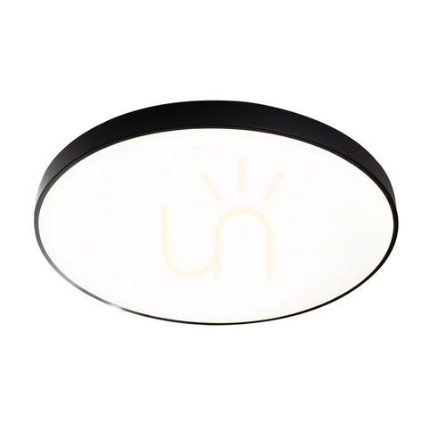 Kontrola LED plafón Italux Ateia černý 40 cm IP44 PLF-53472-BK