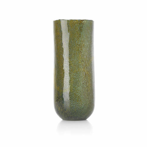 Kontrola Skleněná váza The Forest zelená vysoká Glass Collection, 33 cm