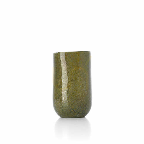 Kontrola Váza The Forest zelená skleněná nízká Glass Collection