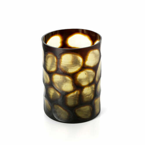 Kontrola Váza Vague Dorée Honey L Glass Collection 24×24×31 cm