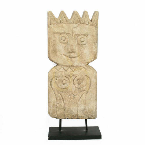 Kontrola Dekorační stojan Timorský muž XL 47 cm, 5 korun Stand Decoration