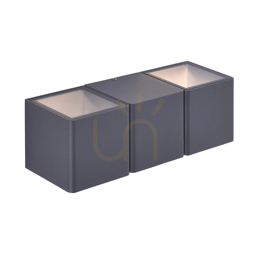 Náhled Nástěnné svítidlo MARCEL 9658-13 Anthracite 2xLED Nástěnné svítidlo MARCEL 9658-13 Anthracite 2xLED