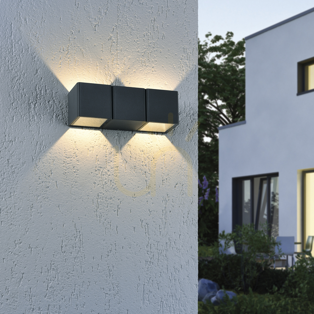 Náhled Nástěnné svítidlo MARCEL 9658-13 Anthracite 2xLED Nástěnné svítidlo MARCEL 9658-13 Anthracite 2xLED