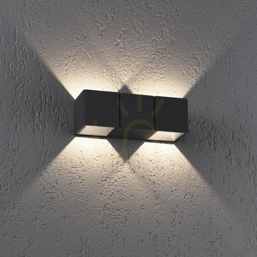Zobrazit Nástěnné svítidlo MARCEL 9658-13 Anthracite 2xLED Nástěnné svítidlo MARCEL 9658-13 Anthracite 2xLED