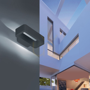 Venkovní nástěnné svítidlo HENDRIK 9668-13 antracit LED IP54 small 2