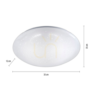 SKYLER Plafond 14231-16 Bílá 1xLED small 8