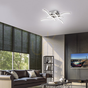 WAVE Plafond 15131-55 Silver 4xLED small 2