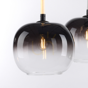 Závěsné svítidlo Paul Neuhaus LUMA 2411-18 černo-bílé, 3 × E27 se svítícím kabelem small 9