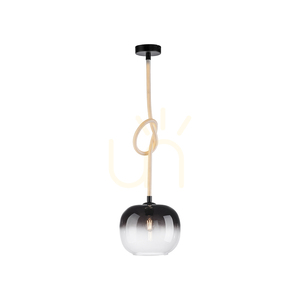Závěsné svítidlo LUMA 2410-18 Black 1xLED small 17