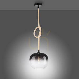 Závěsné svítidlo LUMA 2410-18 Black 1xLED small 5