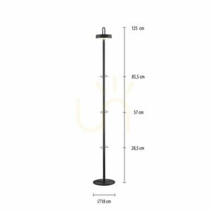 Zahradní lampa AMAG 19311-18 černá 1xLED small 9