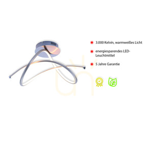 Plafond VIOLETTA 15441-55 Silver 1xLED small 3