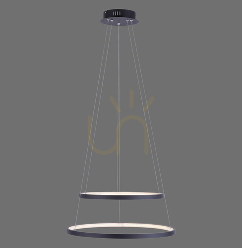 Kontrola Závěsné svítidlo CIRCLE 11525-13 Anthracite 2xLED