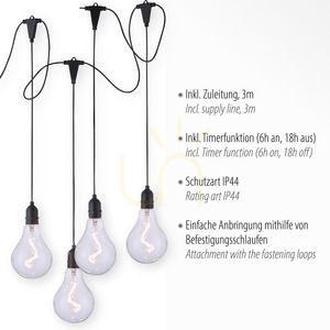 Závěsné svítidlo ENNI 19094-18 Black 4xLED 3 Závěsné svítidlo ENNI 19094-18 Black 4xLED small 3