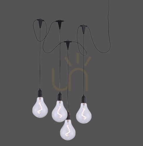 Kontrola Závěsné svítidlo ENNI 19094-18 Black 4xLED