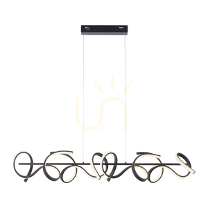Závěsné svítidlo CURLS JUST LIGHT černé LED 45W 3300lm 3000K Simply Dim 99 cm 19033-18 small 10