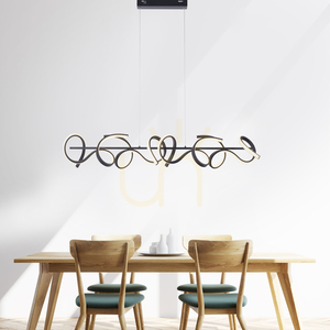 Závěsné svítidlo CURLS JUST LIGHT černé LED 45W 3300lm 3000K Simply Dim 99 cm 19033-18 small 2