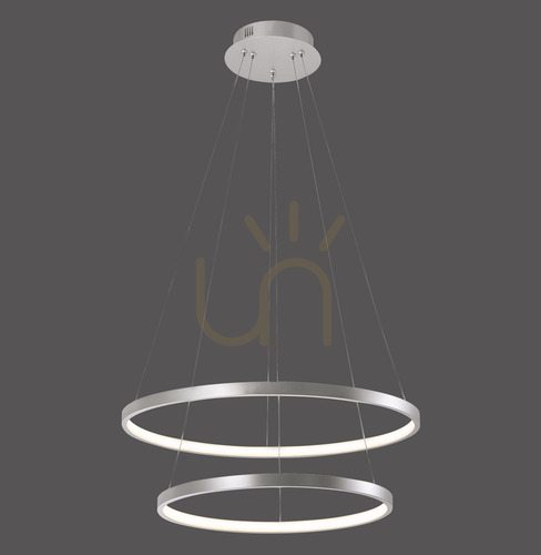 Kontrola Závěsné svítidlo CIRCLE 11525-21 Silver 2xLED