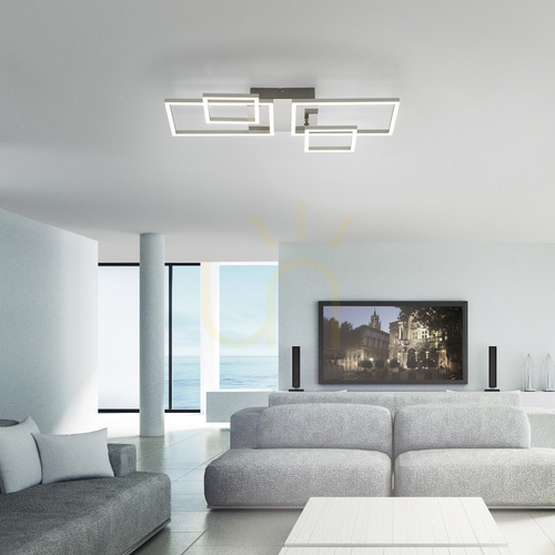 Kontrola Plafond Paul Neuhaus / JUST LIGHT Iven 14030-55 silver 4xLED