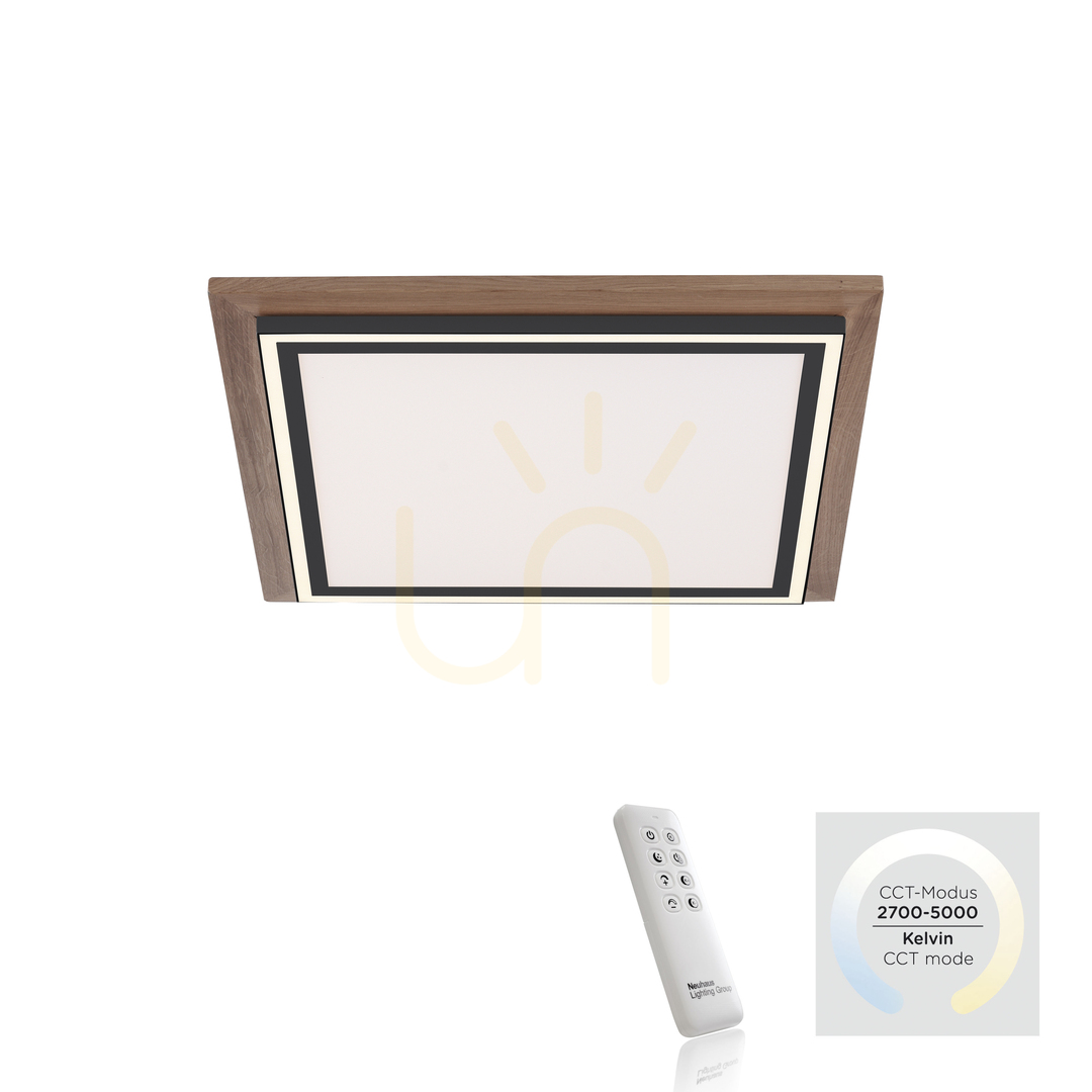 Pohled Plafond PALMA 6141-79 Dřevo 2xLED Plafond PALMA 6141-79 Dřevo 2xLED