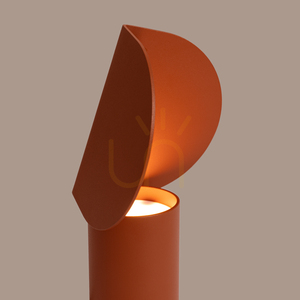 BISCUIT okrově červená LED stolní lampa 3000K small 4