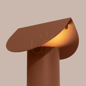 BISCUIT mocca LED stolní lampa 3000K small 5