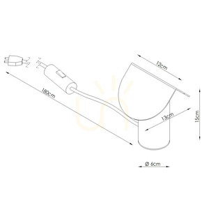 BISCUIT broskvová LED stolní lampa 3000K small 7