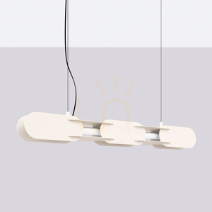 CHAIN 91 béžová závěsná lampa LED 4000K small 1