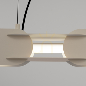 CHAIN 91 béžová závěsná lampa LED 4000K small 3