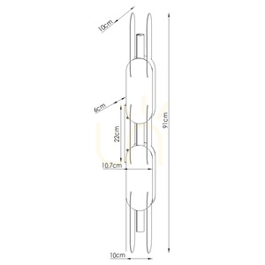 CHAIN 91 béžová závěsná lampa LED 4000K small 5