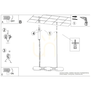 CHAIN 91 béžová závěsná lampa LED 4000K small 6