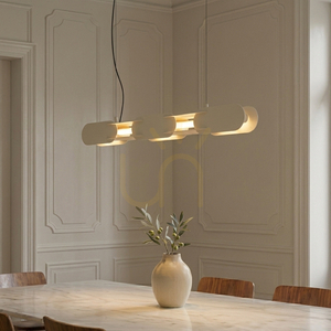 CHAIN 91 béžová závěsná lampa LED 4000K small 8