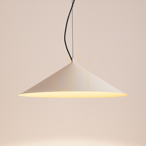 Závěsné svítidlo Thoro FINT béžové LED 3000 K, Ø50 cm small 3
