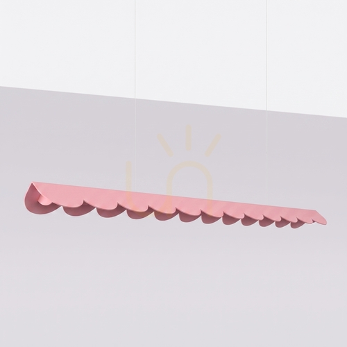 Kontrola BISCUIT 130 růžová LED závěsná lampa 3000K