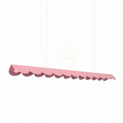 Kontrola BISCUIT 130 růžová LED závěsná lampa 3000K